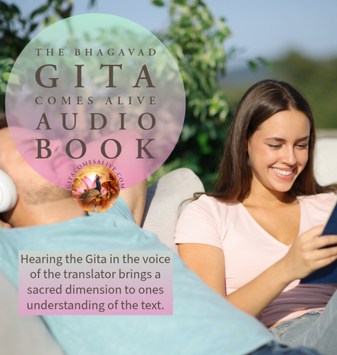Available AUG 16 -- Audio Book Bhagavad Gita Comes Alive
